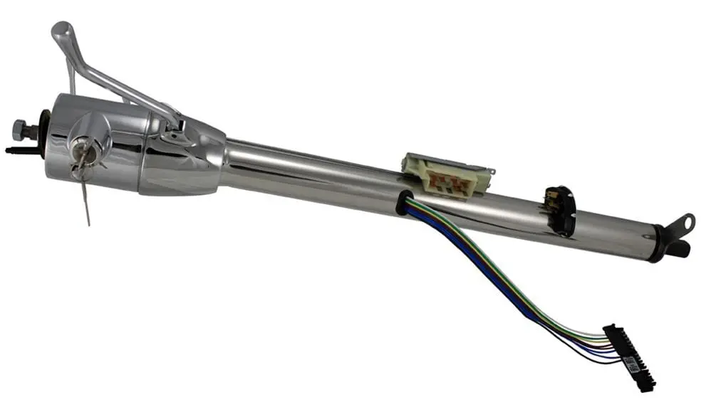 Flaming River Stainless Steel Adjustable Steering Column With Splined Shaft 1
