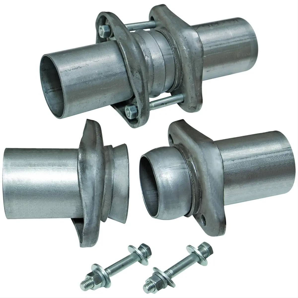 Flowmaster 15938 Ball Flange Exhaust Adapter Kit – Stainless Steel, Direct-Fit 1