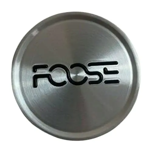 Foose 1003-24-07Grbl Gloss Silver Machined Wheel Center Cap 1