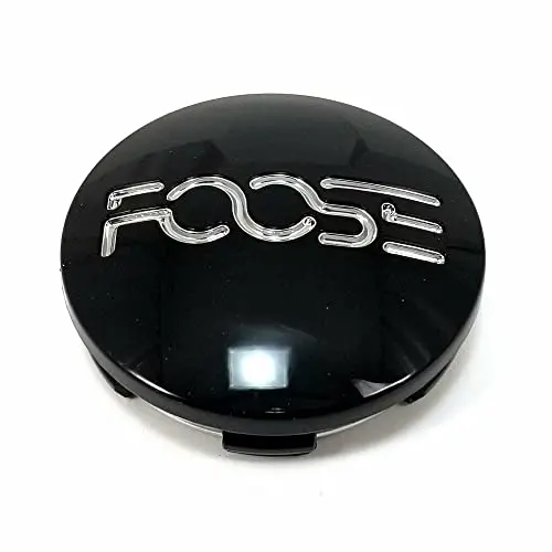 Foose Wheels 1001-13B 1001-13 Gloss Black 2.47" Center Cap 1