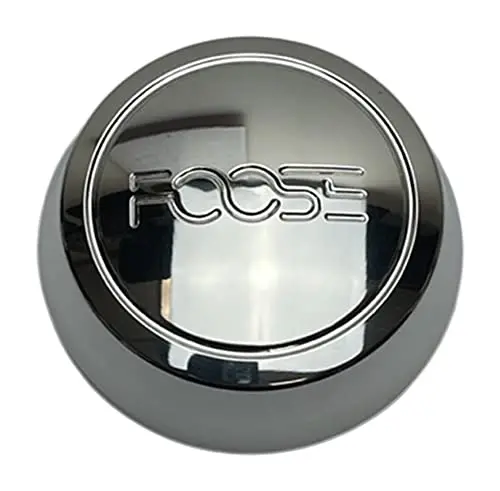 Foose Wheels 1014-09-07H Polished Silver Center Cap Snap In 1