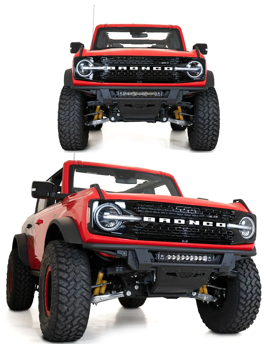 2021-2025 Ford Bronco Add Pro Bolt-On Front Bumper 1