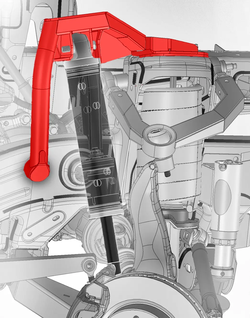 2021+ Bronco - Fabricated Front Bypass Shock Mount Kit 1