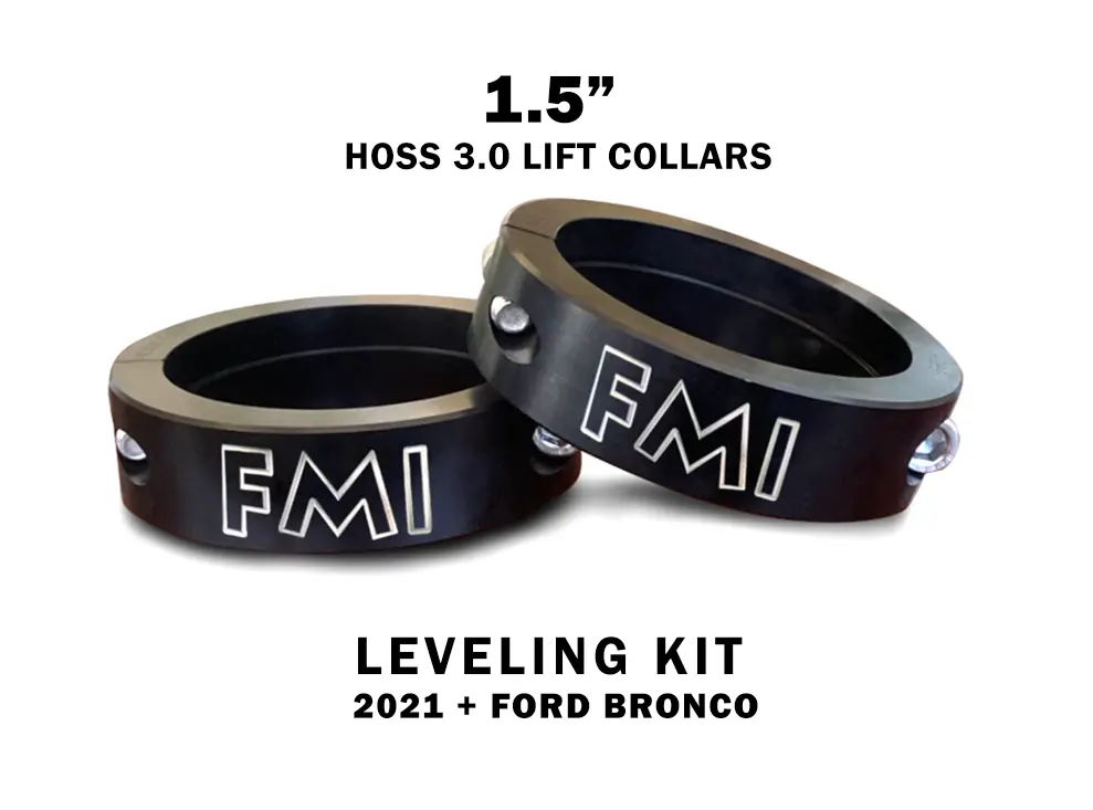 2021+ Bronco Hoss 3.0 Spring Collar Lift Kit - 1.5",2" & 2.5" Lift 1