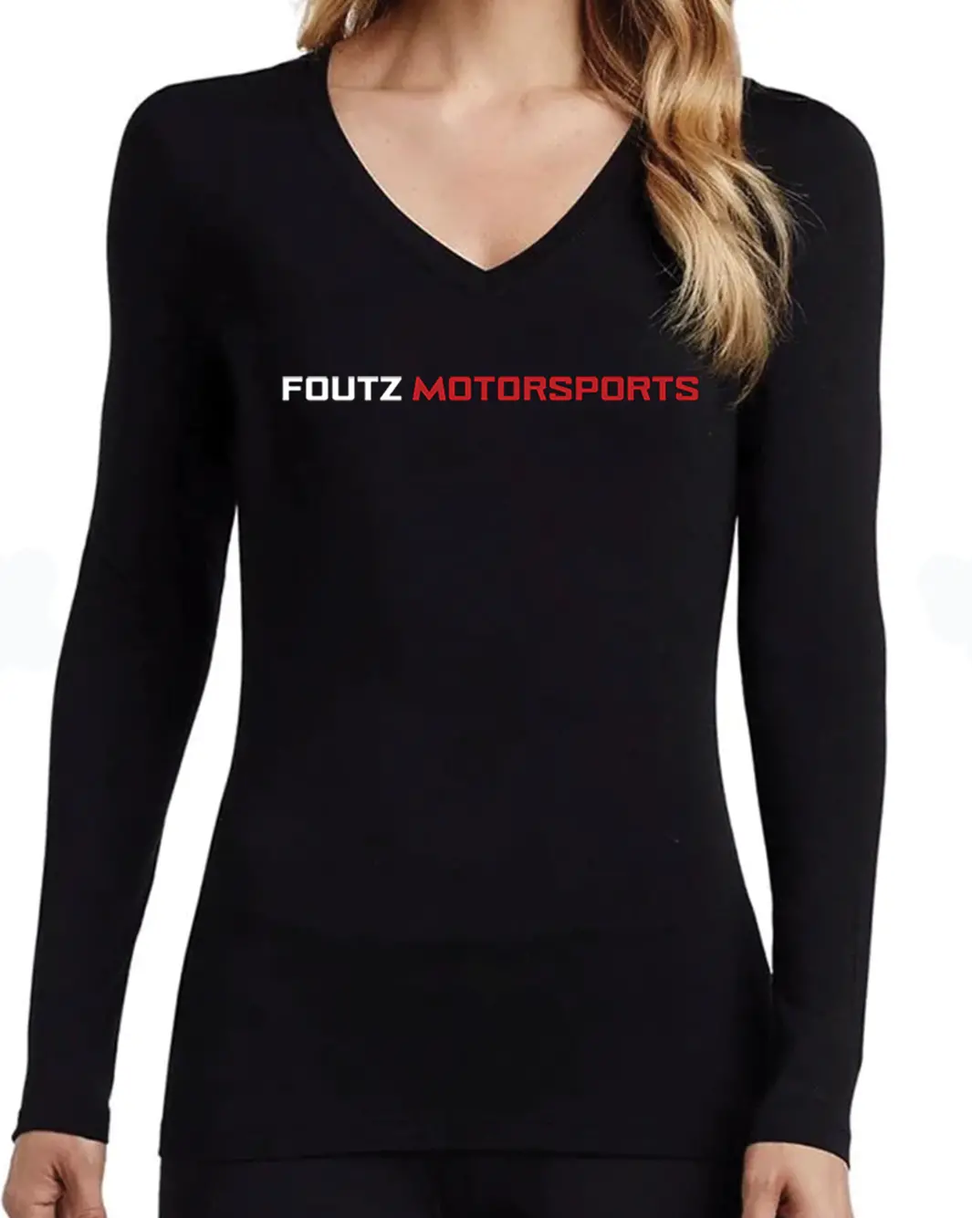 Fmi American Flag Logo Shirt - Womens Long Sleeve 1