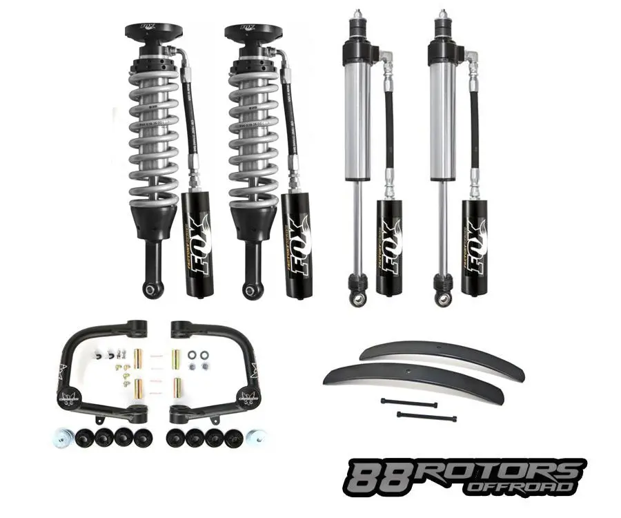 05-23 Toyota Tacoma Fox Factory Race Series, Camburg Tubular X-Joint Uca, Deaver Add-A-Leaf 1