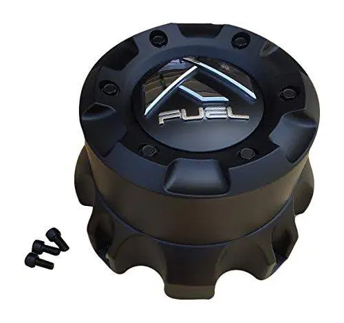 Fuel 1001-60+1000-55 Flat Black Center Cap 1001-60 Cap M-445 1