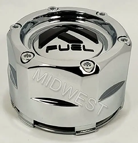 Fuel 2Pc Fuel Chrome Snap In Cap 6X5.5(2.2"Tall) - 1003-45 1