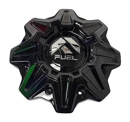 Fuel 853 Center Cap 1007A64gb Bolt On Gloss Black And Chrome 8X6.5 8X180 1
