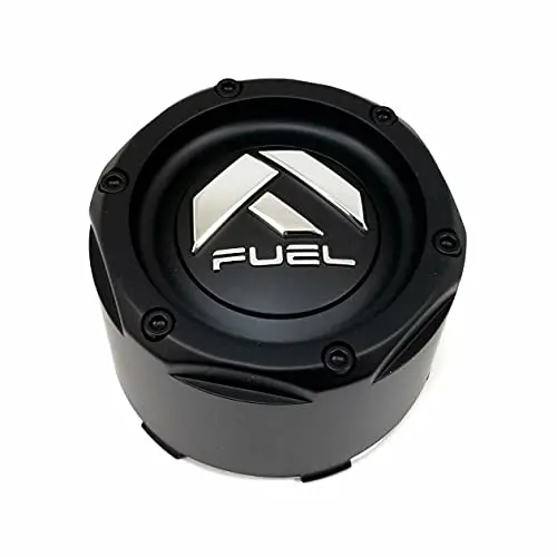 Fuel Matte Black Wheel Center Cap 1003-49Tmb 1003-49T 6 And 8 Lug Snap In 1