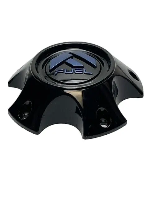 Fuel Off-Road Gloss Black Wheel Center Cap Blue Logo 1006-08Gbdk 1