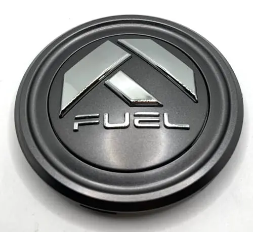 Fuel Off-Road Gunmetal Wheel Center Cap With Chrome Logo 1006-44Gdc 1