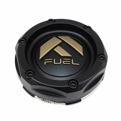 Fuel Off-Road Matte Black Wheel Center Cap With Bronze Logo 1003-46Mbz 1