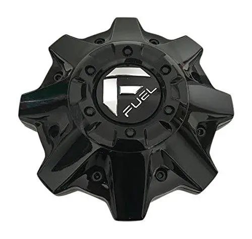 Fuel Offroad 1002-53Gbr Cap M-698 Gloss Black Wheel Center Cap With Black Rivets 1