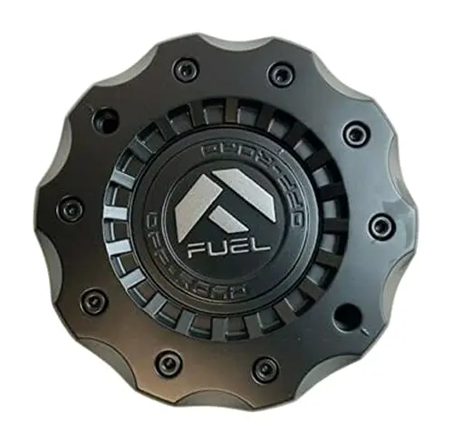 Fuel Offroad 1005-98Gd Matte Black With Gun Metal Logo Wheel Center Cap 1