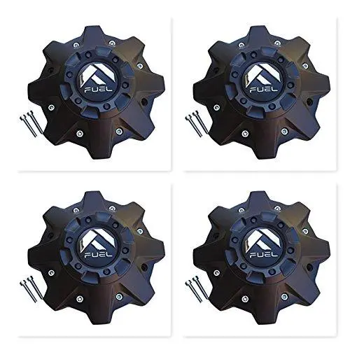 Fuel Offroad 4 Pack 8 Lug M-721Bk04 1002-53-B-1 Black Center Cap Cap M-447 St-Mq804-150 1