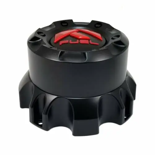 Fuel Offroad Wheels 1001-60Mbq 8 Lug Matte Black Center Cap With Red Logo 1000-55 St-Mq804-148 1