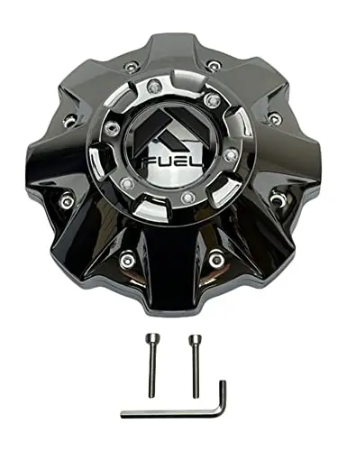 Fuel Offroad Wheels 1001-63Kit5 Chrome Wheel Center Cap With 1002-56 Riser 1