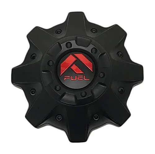 Fuel Offroad Wheels 1002-53Mbq Matte Black Center Cap With Red Logo 1