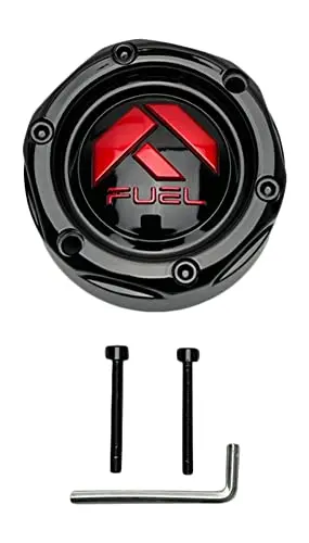 Fuel Offroad Wheels 1003-42Gbq Gloss Black With Red Logo Center Cap 1