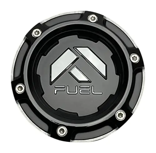 Fuel Offroad Wheels 1005-49Nbl Gloss Black And Chrome Center Cap 1