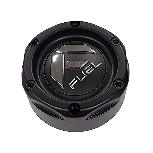 Fuel Wheel Center Caps Matte Black 1.3In For Utv 4-Lug 1
