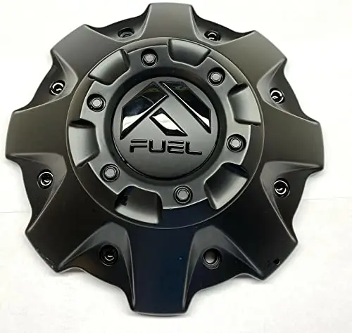 Fuel Wheels 1001-63Bld Matte Black Center Cap 5 And 6 Lug Black Logo M-447 1