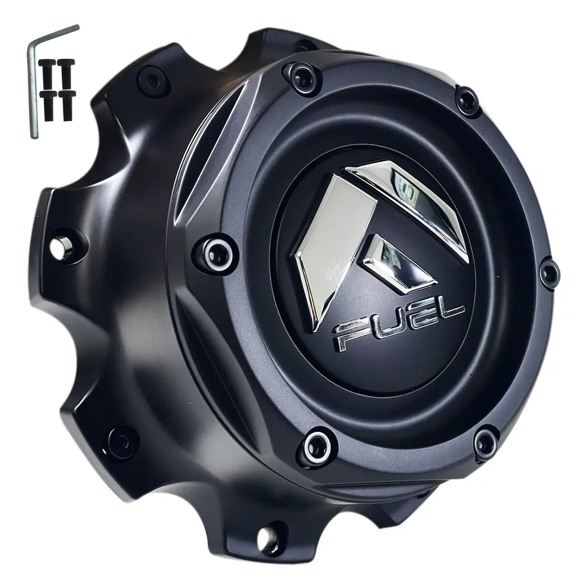 Fuel Off-Road Wheels Matte Black Wheel Center Hub Cap 8X180 / 1004-10Mb (1 Cap) 1