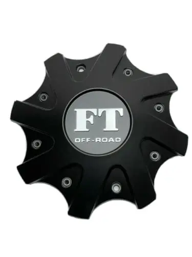 Full Throttle Ft Off-Road Matte Black Wheel Center Cap Ft-8024-Cap Ft-8204 1