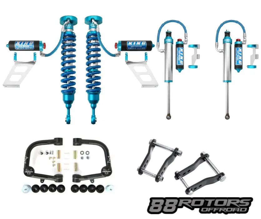 07-21 Toyota Tundra King 2.5 Coilovers/Shocks W/Adjusters, Camburg Tubular X-Joint Uca, Lift Shackles 1