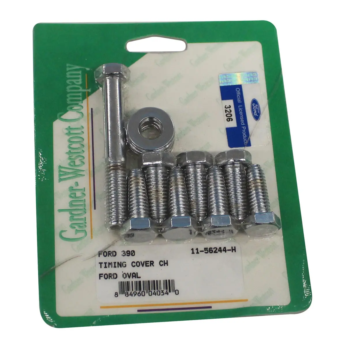 Gardner-Westcott 11-56244-H Timing Cover Fasteners – Sae Grade 8 Mounting Hardware 1