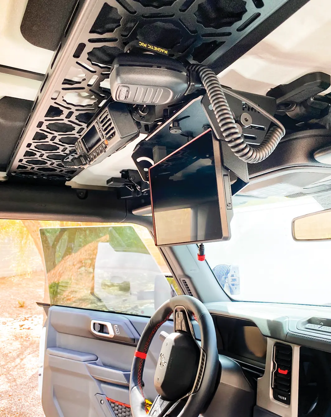 Fold Down Garmin Tread-Xl Gps Mount - (For Bronco & Bronco Raptor Roof Panel) 1