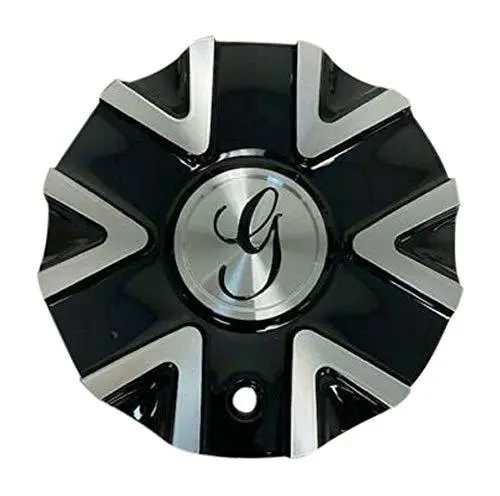 Gazario Wheels 62402295F-2 7832295B Black And Machined Wheel Center Cap 1