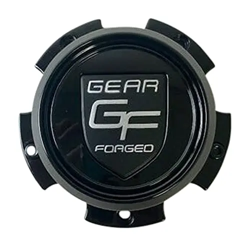 Gear Forged 824L140-5H Gloss Black Wheel Center Cap 5 Bolt 1
