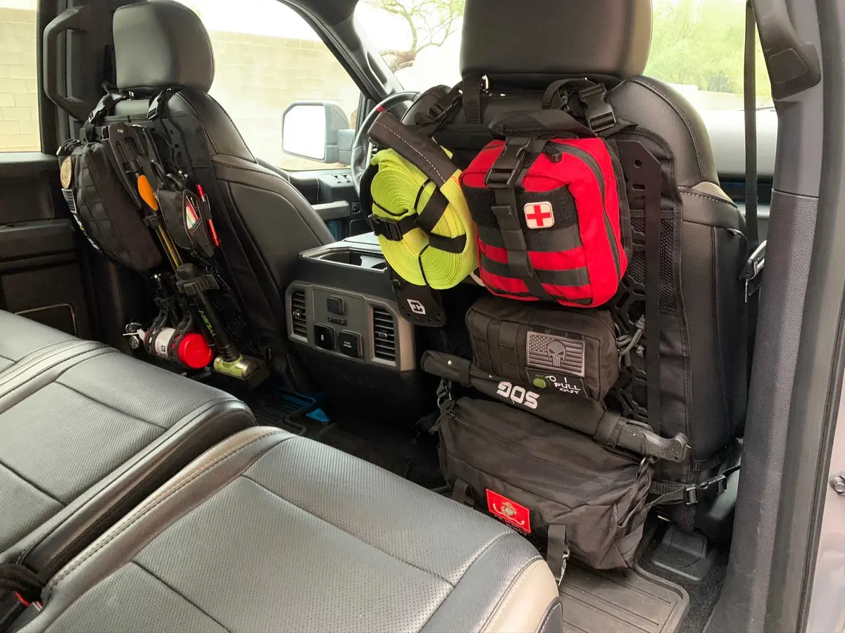 Off-Road Seat Back Panel Kit With Recovery Gear 1