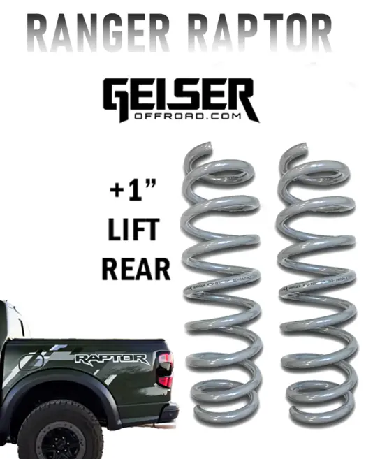 2024 Ranger Raptor  +1" Geiser Rear Springs 1