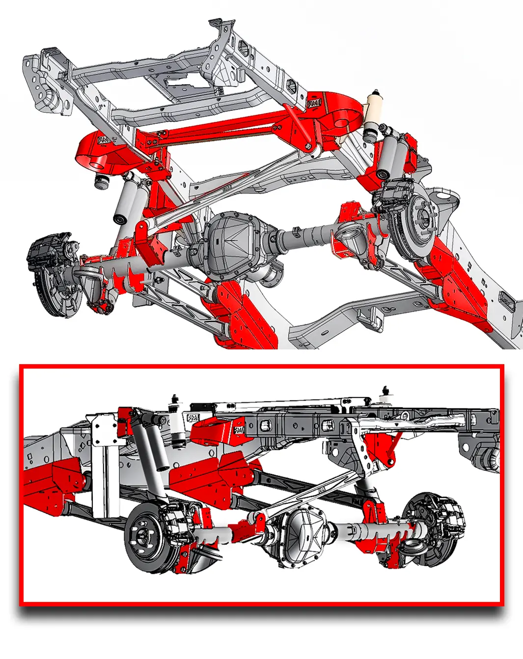 Gen 1 To Gen 3 Raptor Rear Suspension Conversion Kit 1
