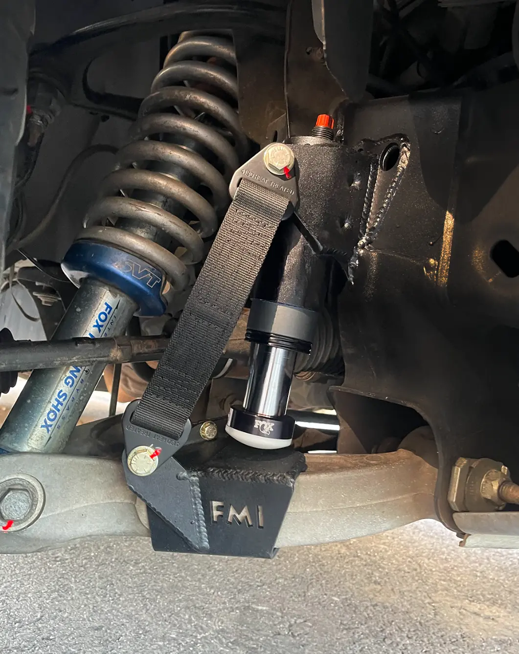 2010-2014 Gen 1 Raptor Front Limit Strap & Bump Stop Kit - Stock Lower A-Arm 1