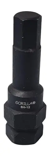 Gorilla Automotive 6H-12 6H 12 Hex Tech Key Lug Nut Removal Key 1
