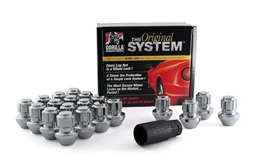 Gorilla Automotive 96643Dx Chrome Factory Style Wheel Lock System (14Mm X 1.50 Thread Size, 20-Pack) 1