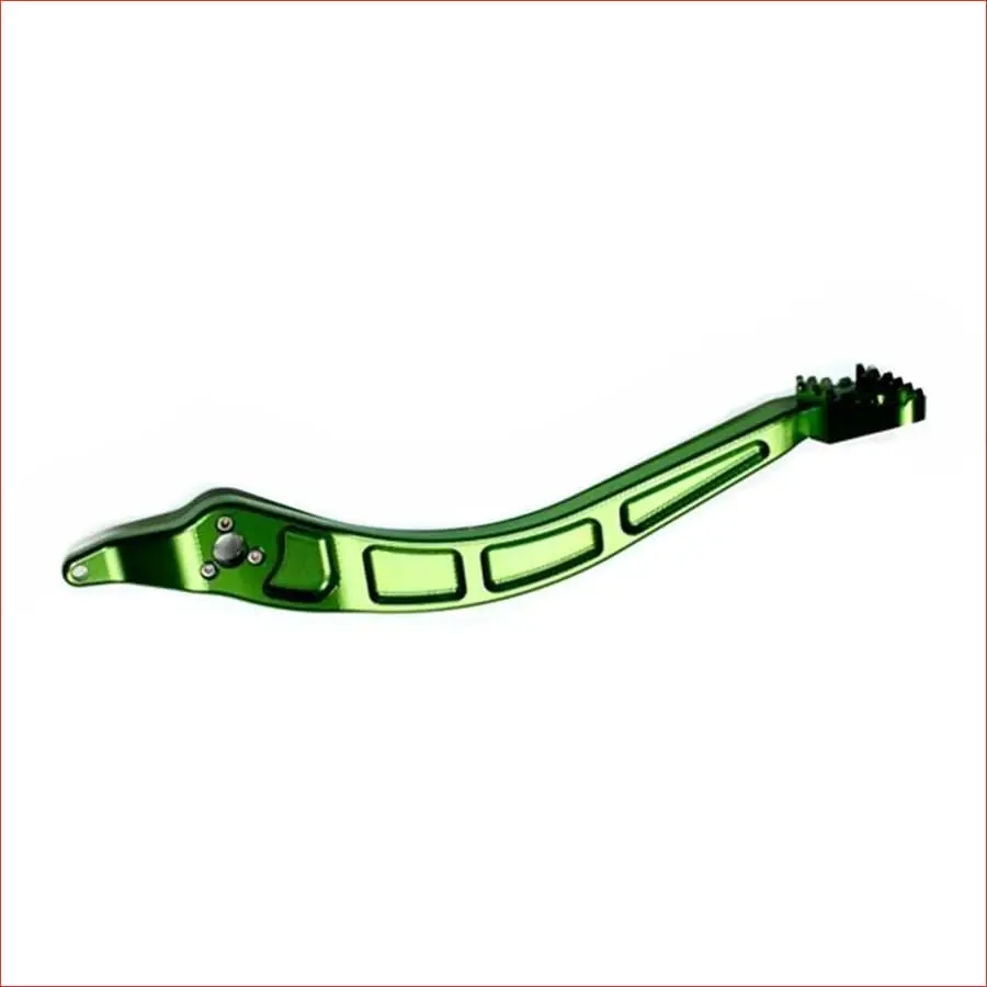 Green 340Mm Cnc Heavy Duty Foot Brake Pedal Lever 1