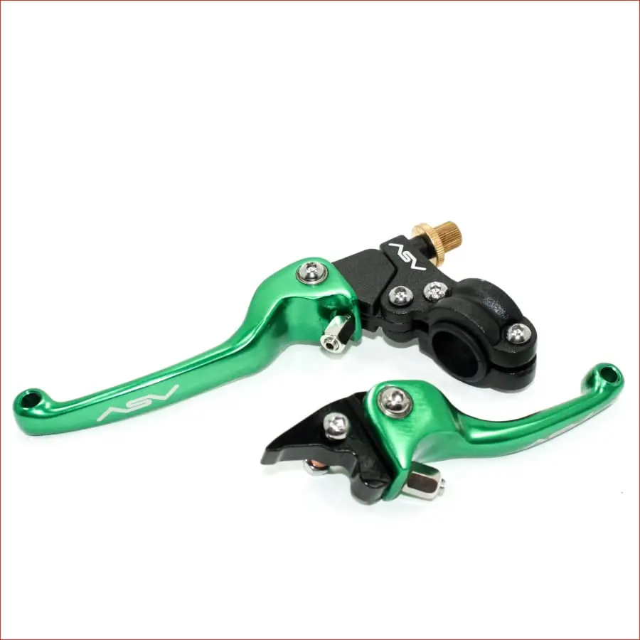 Green Cnc Heavy Duty Clutch+ Brake Lever Set 125Cc 150Cc 1