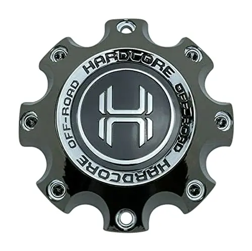 Hardcore Off-Road Chrome Wheel Center Cap Hd-Cap-8H-165 Cap020-Md Sg 1