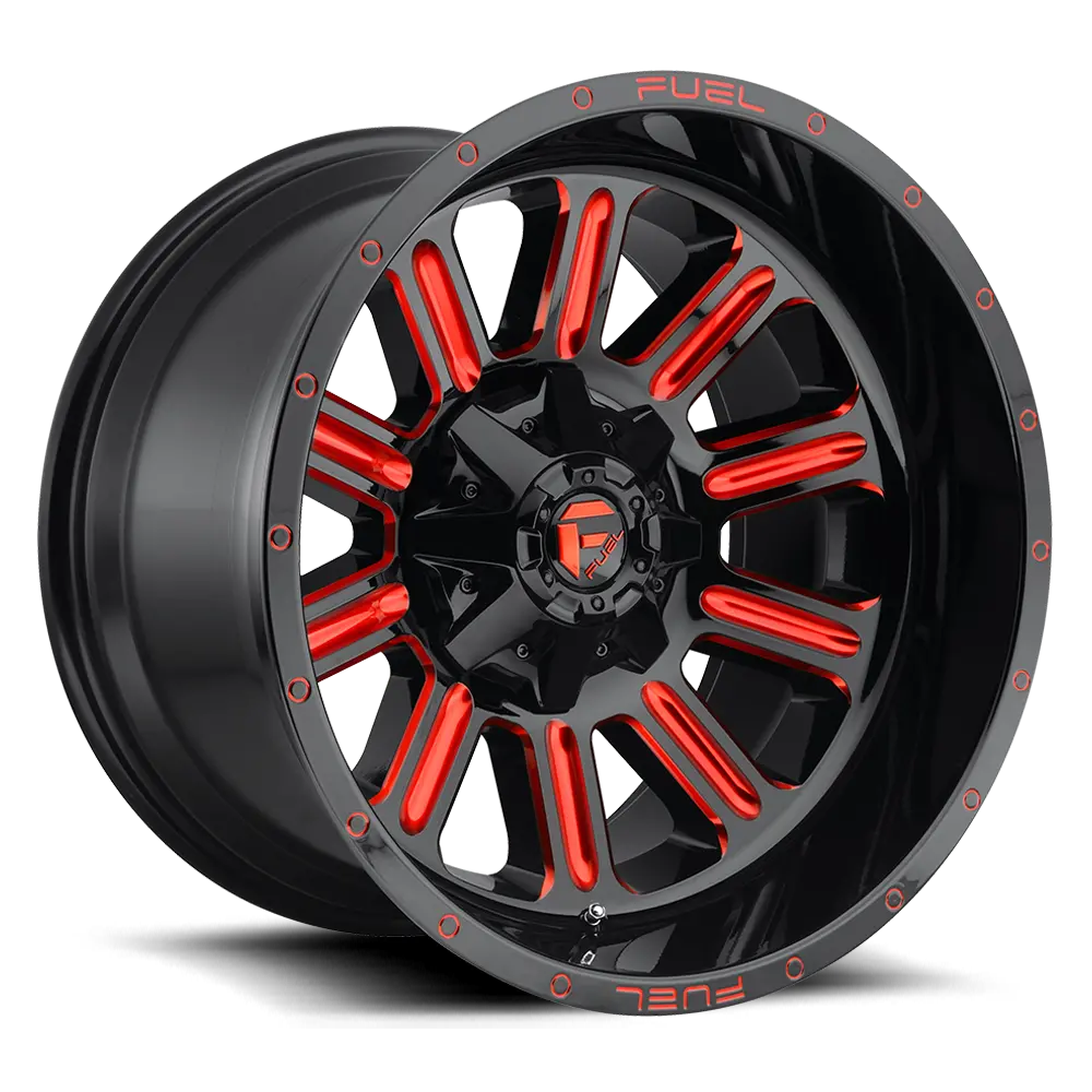 Fuel Hardline [ D622 ] - Gloss Black W/ Candy Red 1