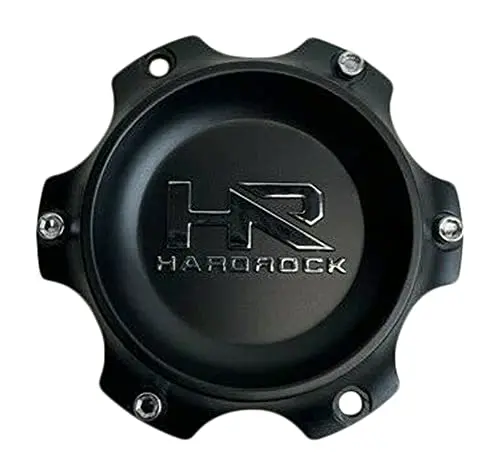 Hardrock Matte Black Wheel Center Cap E324s110-6H 1