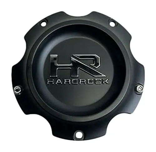 Hardrock Matte Black Wheel Center Cap E324s129-5H 1