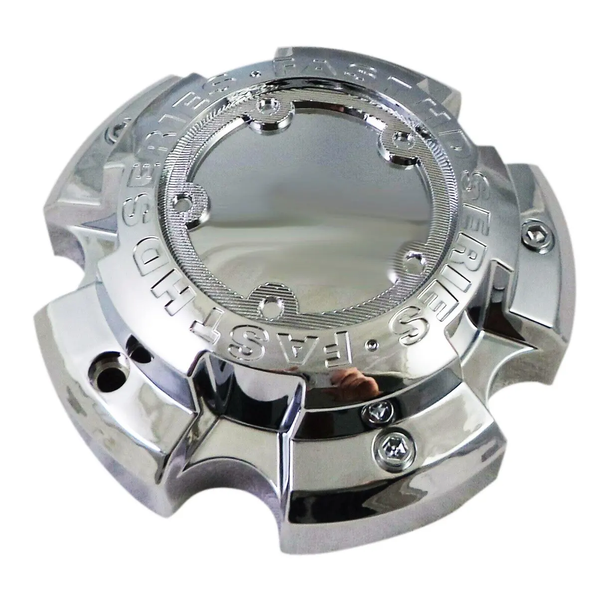 Fast Hd Wheels Chrome Custom Wheel Center Caps # 89-9850 (1 Cap) 1