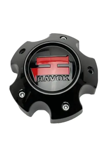 Havok Gloss Black Wheel Center Cap Cbh05-B1p 1