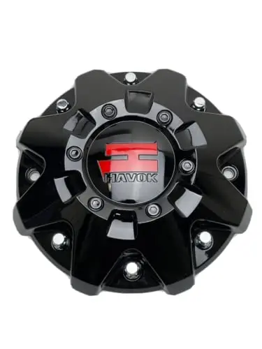 Havok Gloss Black Wheel Center Cap Cbh103-B1p Cbh103-A1p 1