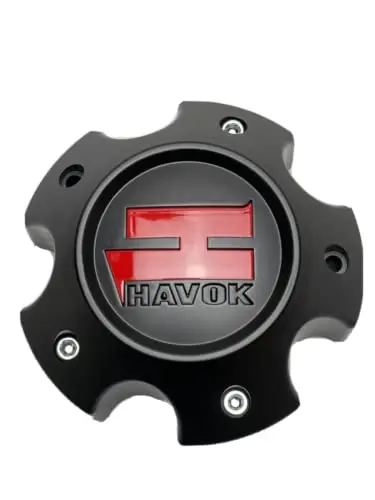 Havok Matte Black Wheel Center Cap Cbh05-B1p 1